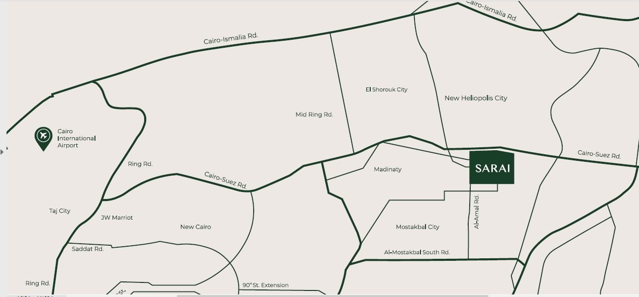 Sarai location map